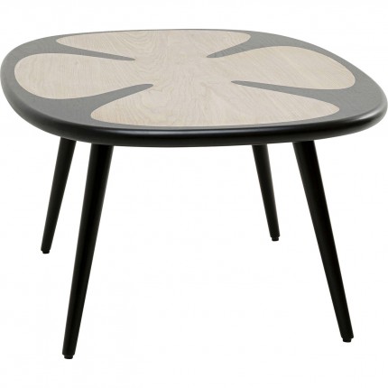 Salontafel Petal 90x60cm zwart Kare Design