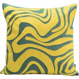 Coussin Electric Feeling jaune 45x45cm