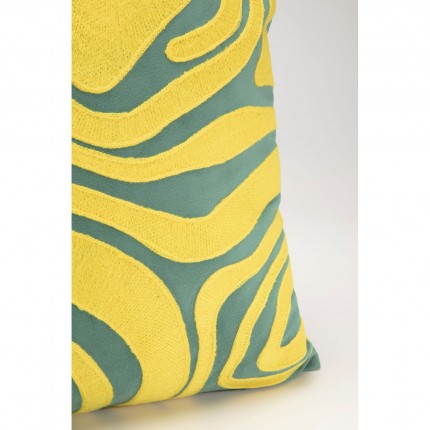 Coussin Electric Feeling jaune Kare Design