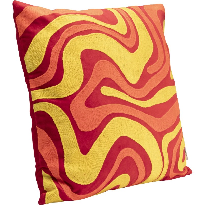 Coussin Electric Feeling rouge 45x45cm