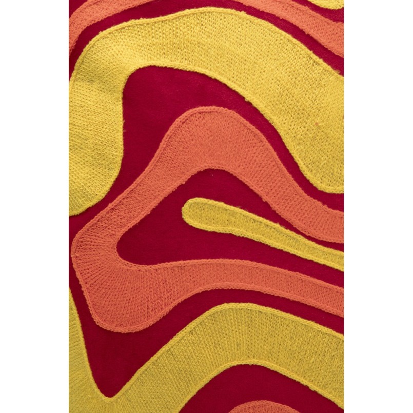 Coussin Electric Feeling rouge 45x45cm