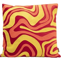 Coussin Electric Feeling rouge 45x45cm
