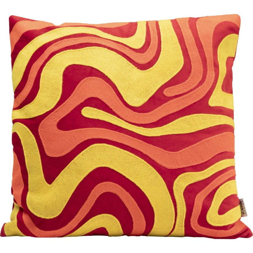 Coussin Electric Feeling rouge 45x45cm