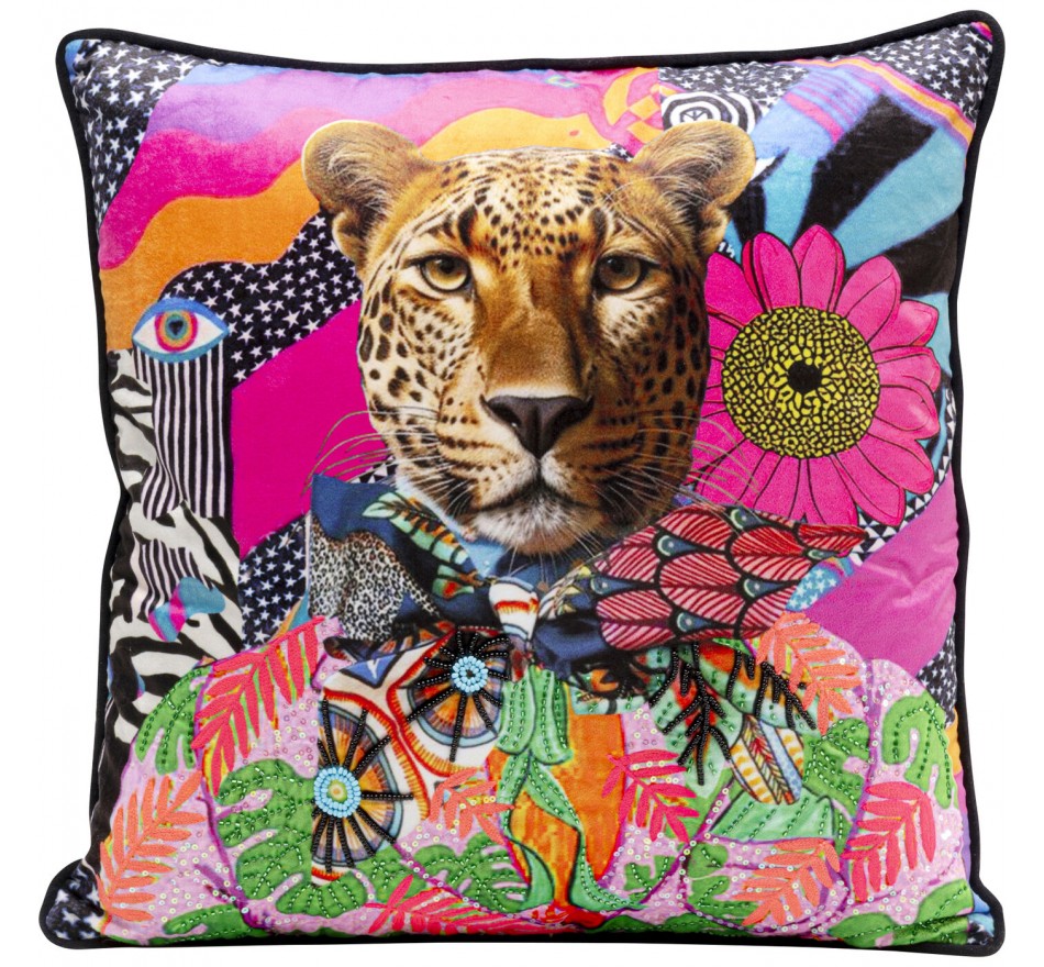 Cushion Fantasy leopard Kare Design