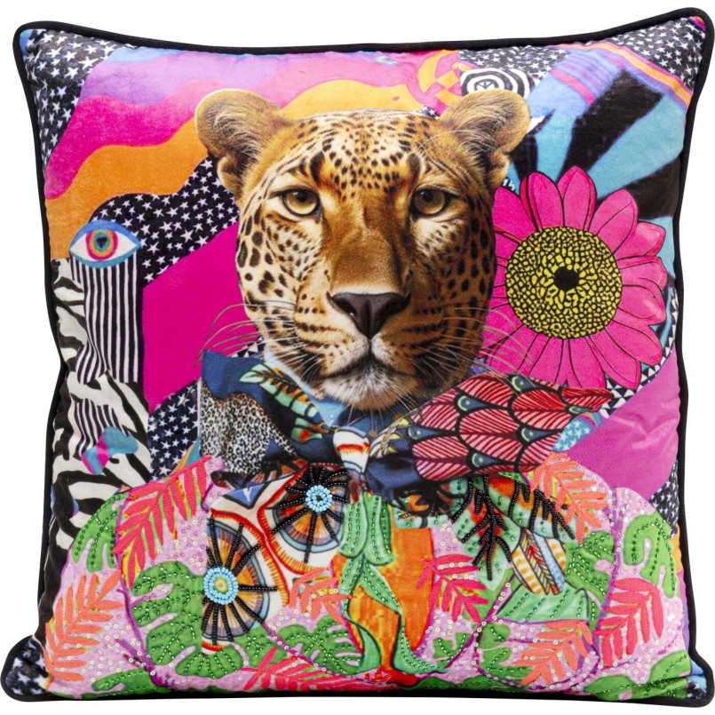 Coussin Fantasy Cheetah 45x45cm