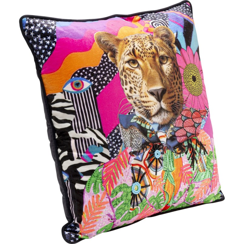 Coussin Fantasy Cheetah 45x45cm