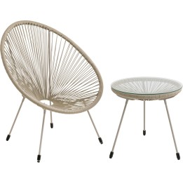 Outdoor Set Acapulco Mono beige Kare Design