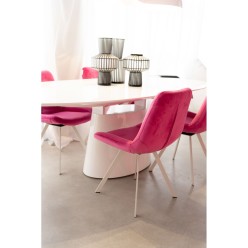 Swivel chair Baron pink Kare Design