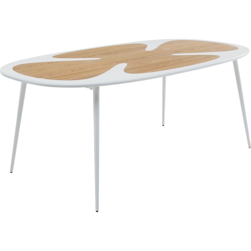 Table Petal Nature blanc 200x100cm