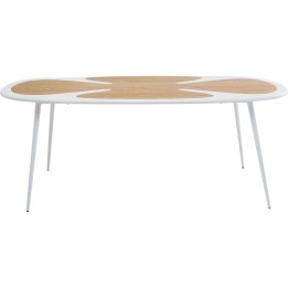 Table Petal Nature blanc 200x100cm