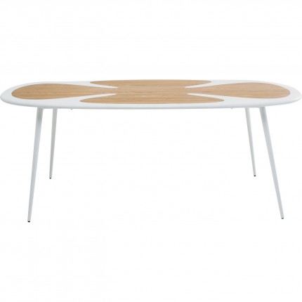Eettafel Petal 200x100cm wit Kare Design