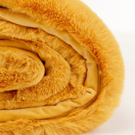 Blanket Mika 200x150cm yellow Kare Design