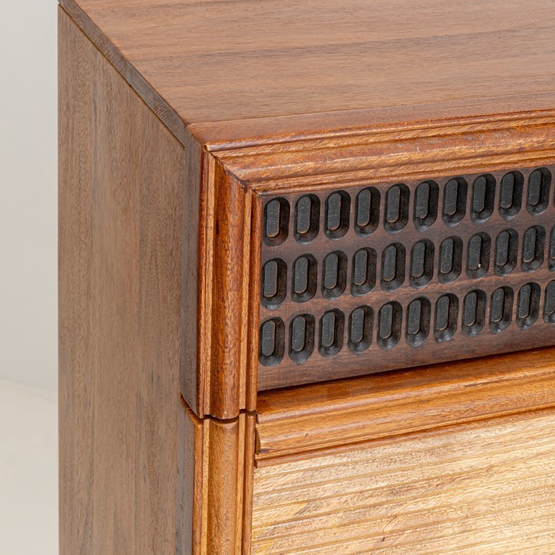 Chiffonnier en bois ethnique - Gino - Kare Design