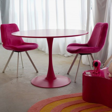 Swivel chair Baron pink Kare Design