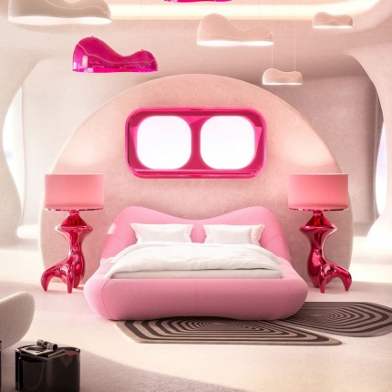 Vloerkleed Electric Diamond 240x170cm zwart en wit Kare Design