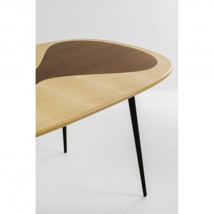 Eettafel Petal 150x90cm zwart Kare Design