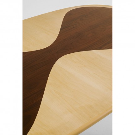 Eettafel Petal 150x90cm zwart Kare Design