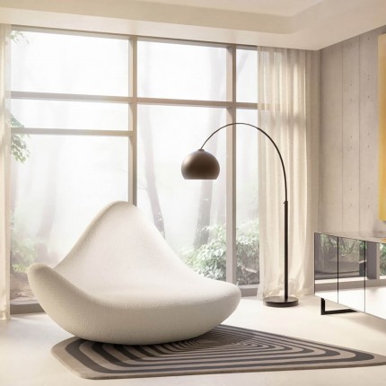 Fauteuil Glow Wave blanc Kare Design