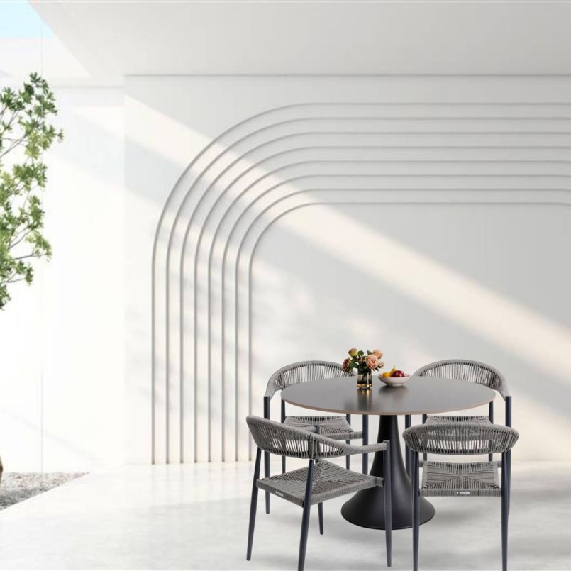 Ensemble de jardin table et chaises - Grande Possibilita - Kare Design