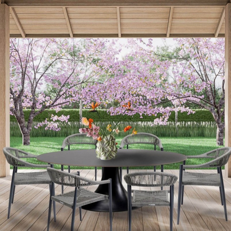 Ensemble de jardin table et chaises - Grande Possibilita - Kare Design