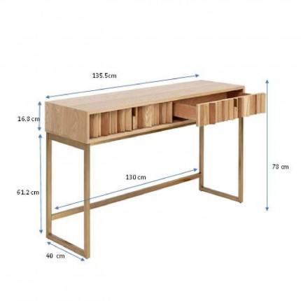 Console Concertina Nature 136x40cm Kare Design