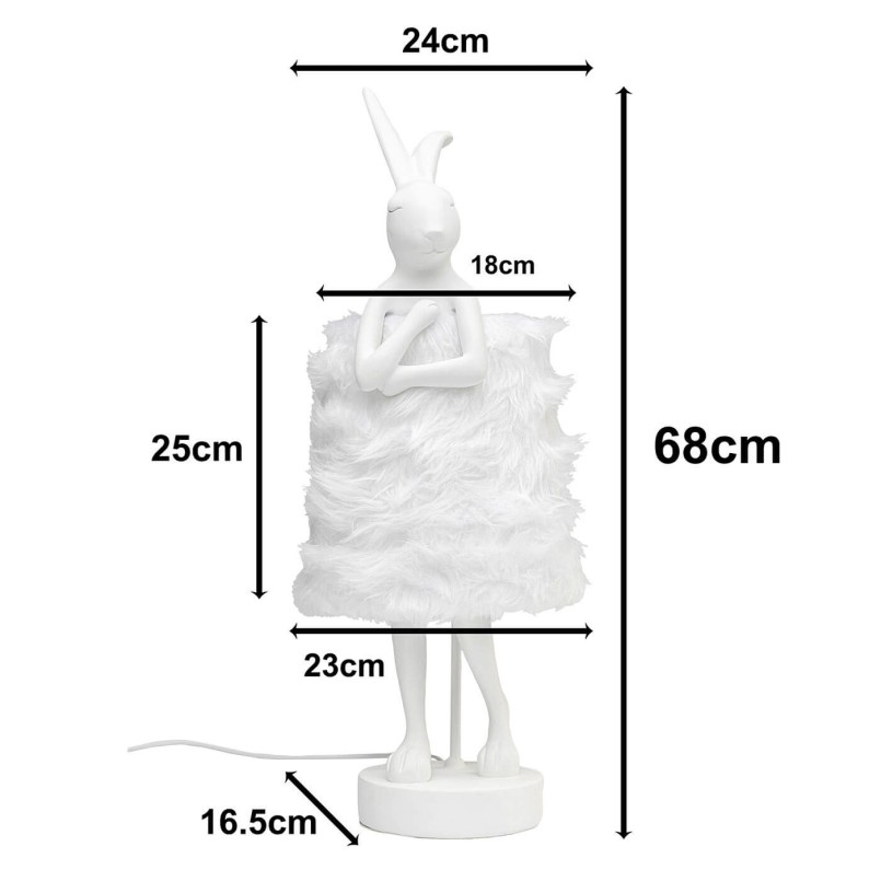 White rabbit lamp - Animal - Kare Design