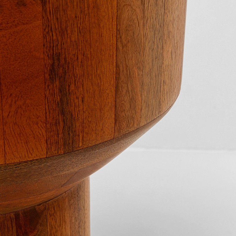 Table d'appoint ronde en bois - Tessa - Kare Design