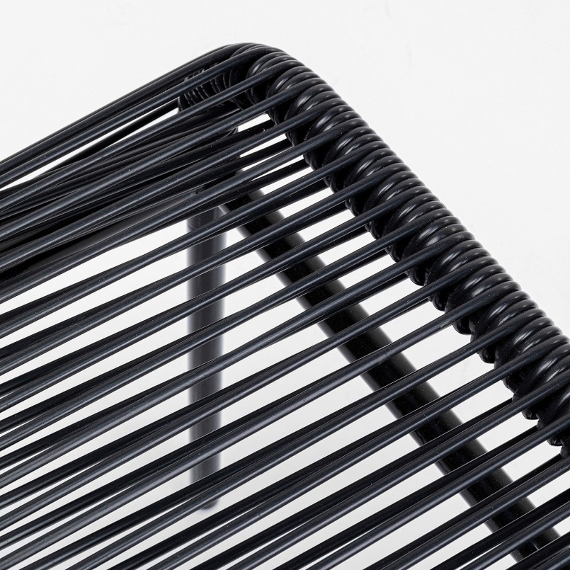 Black garden stool - Acapulco - Kare Design
