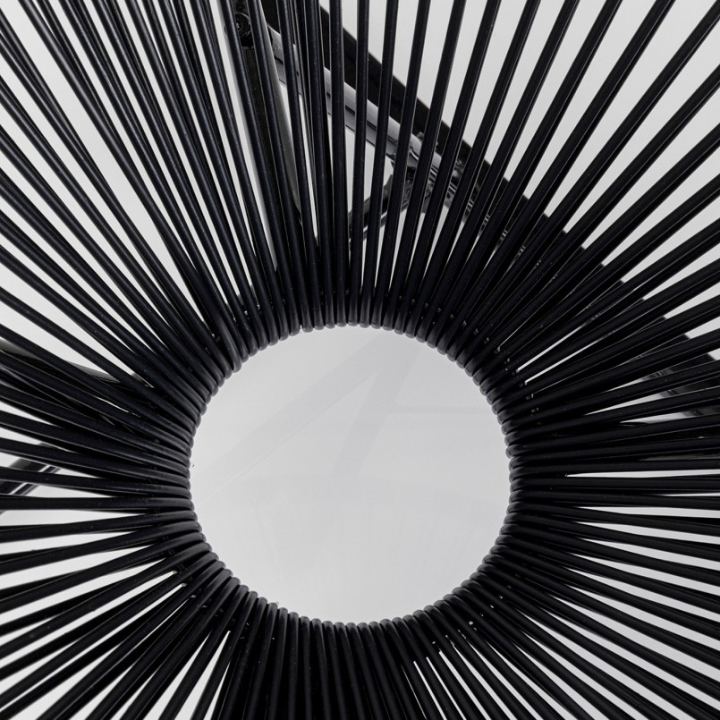 Fauteuil à bascule noir de jardin - Acapulco - Kare Design