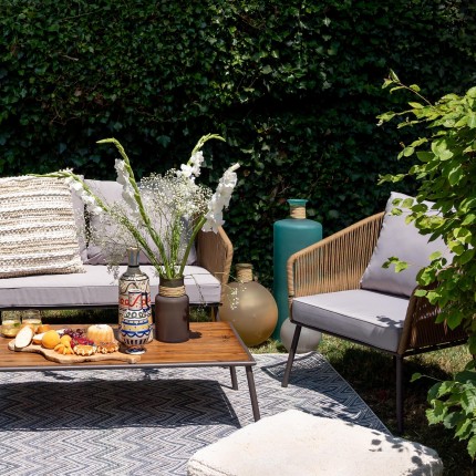 Outdoor Armchair Elba brown Kare Design