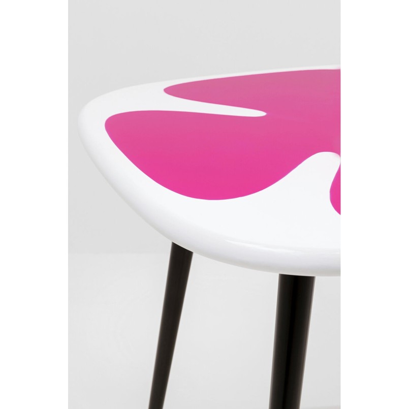 Table d appoint Petal fuchsia 60x60cm