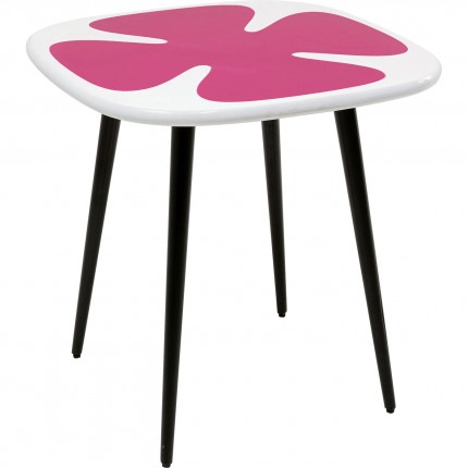 Bijzettafel Petal roze Kare Design