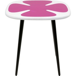 Table d appoint Petal fuchsia 60x60cm
