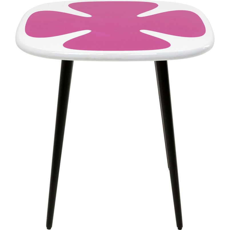 Table d appoint Petal fuchsia 60x60cm