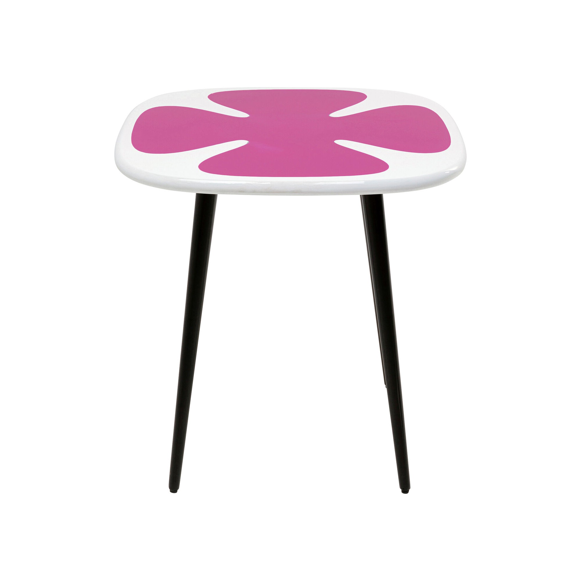 Table d appoint Petal fuchsia 60x60cm