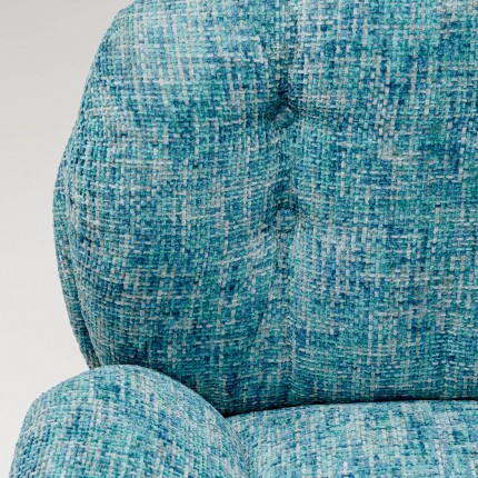 Draaifauteuil Cosy blauw Kare Design