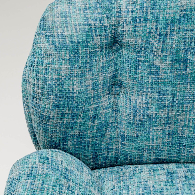 Swivel Armchair Cosy blue Kare Design