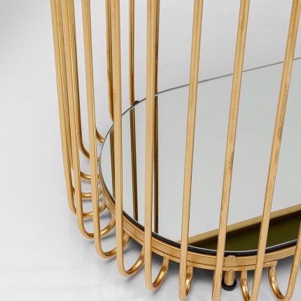 Console Wire 81x37cm laiton Kare Design