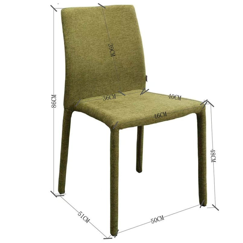 Chaise verte - Bologna - Kare Design
