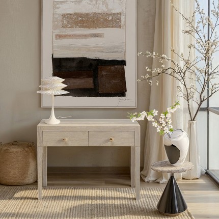 Bijzettafel Rita Ø50cm zwart Kare Design