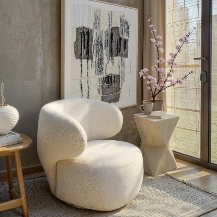 Schilderij Cucito 123x123cm Kare Design