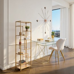 Étagère moderne dorée - Loft - Kare Design