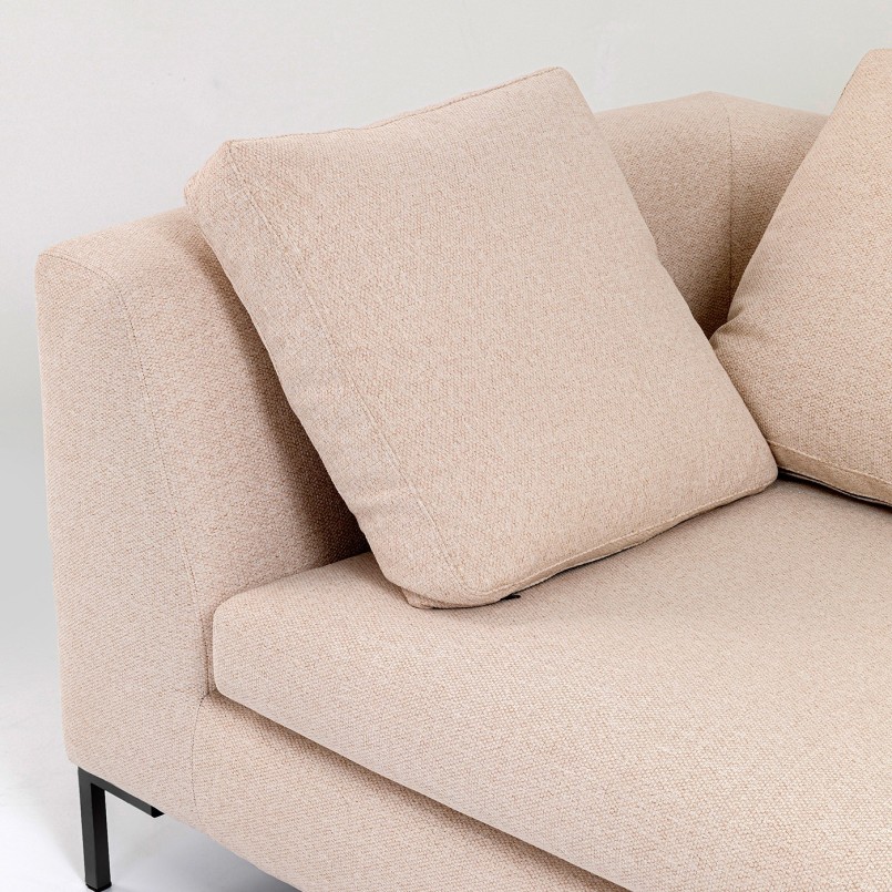Beige eigentijdse hoekbank - Gianni - Kare Design