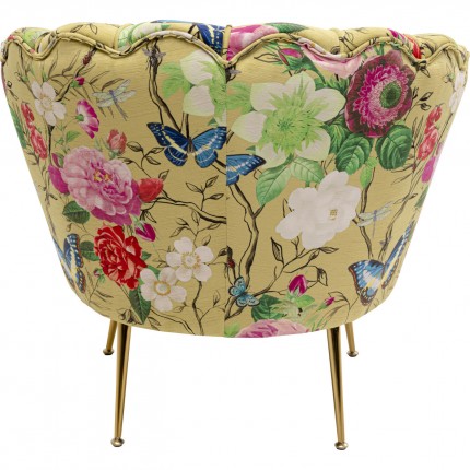 Fauteuil Water Lily Flower Fever geel Kare Design
