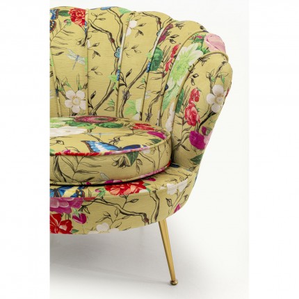Armchair Water Lily Flower Fever yellow Kare Design