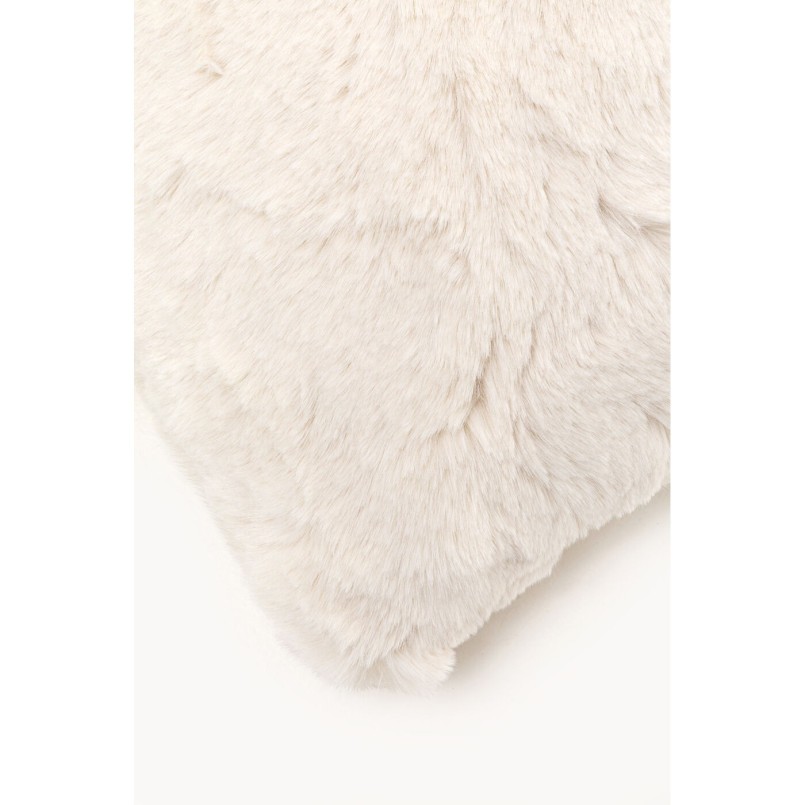 Coussin fluffy tout doux teinte crème - Mika - Kare Design