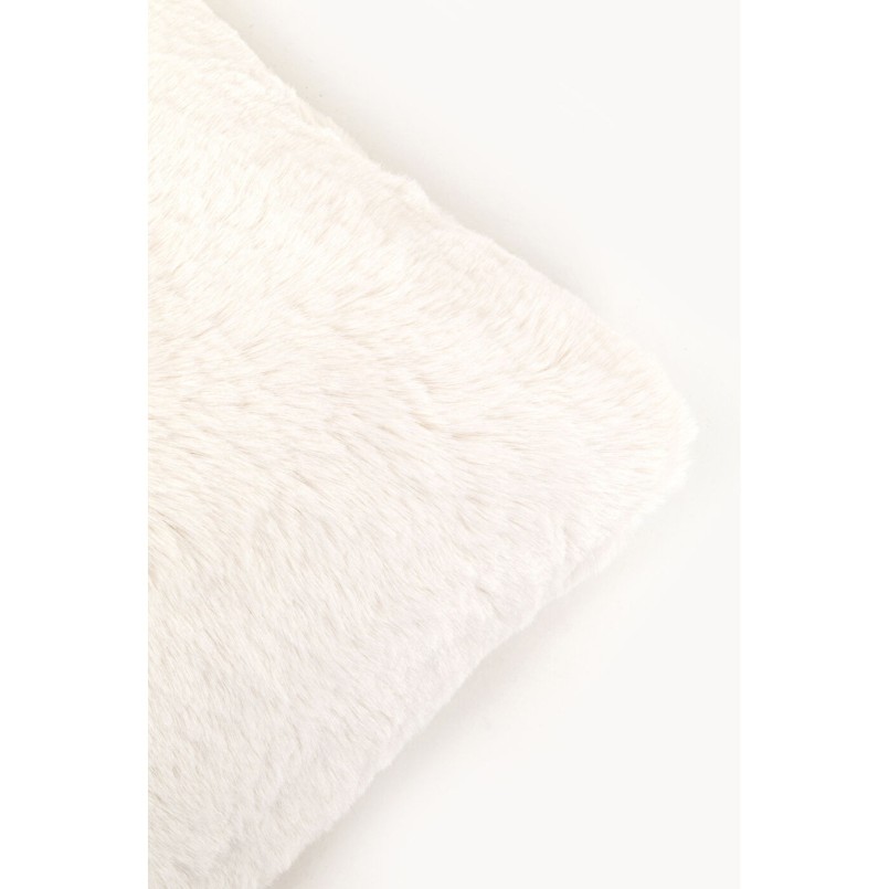 Coussin fluffy tout doux teinte crème - Mika - Kare Design