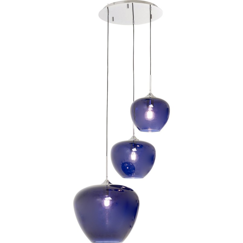 Suspension Sphere bleu nuit Ø45cm