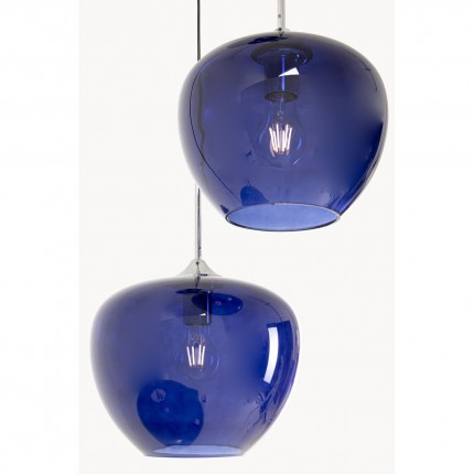 Suspension Sphere 3 bleue Kare Design