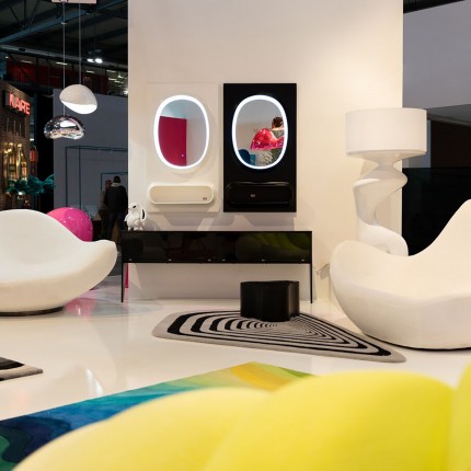 Console High Heel 200x38cm noire Kare Design